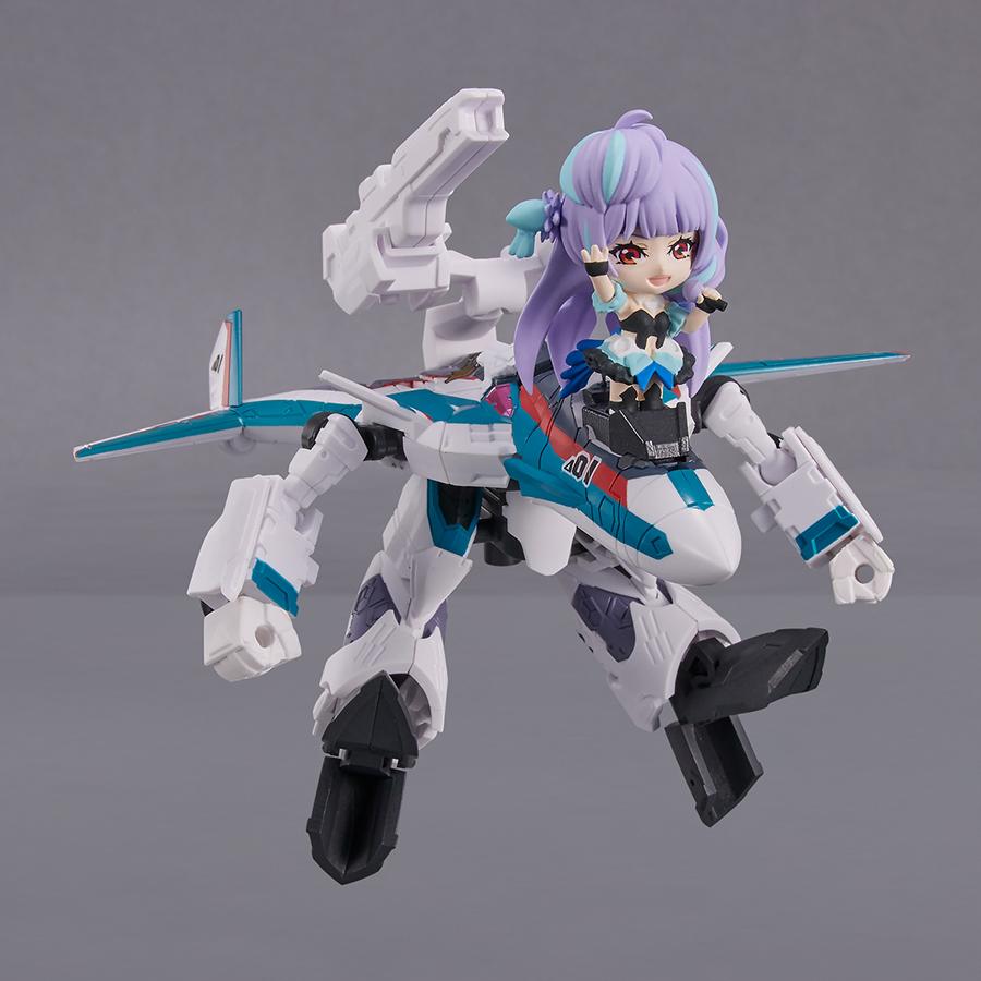 VF-31S Siegfried [Arad Mölders Use] with Mikumo Guynemer Tiny Session Figure