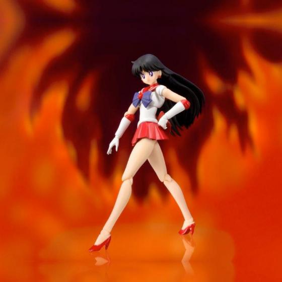 Sailor Moon Figurine Sailor Mars Anime Color Edition S.H.Figuarts