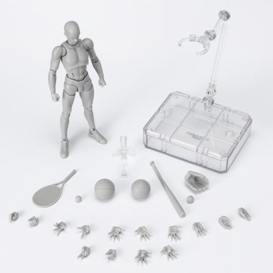 Figurine Body Kun -Sports- Edition DX SET (Gray Color Ver.) S.H.Figuarts