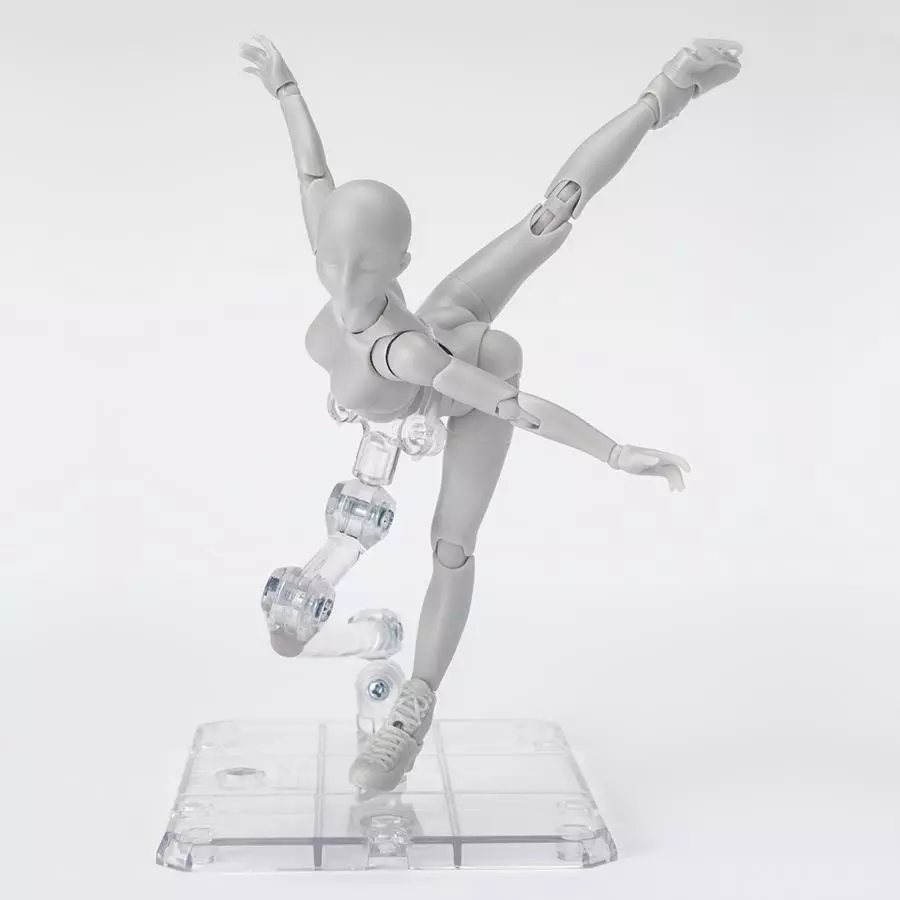 Body Chan -Sports- Edition DX SET (Gray Color Ver.) S.H.Figuarts Figure