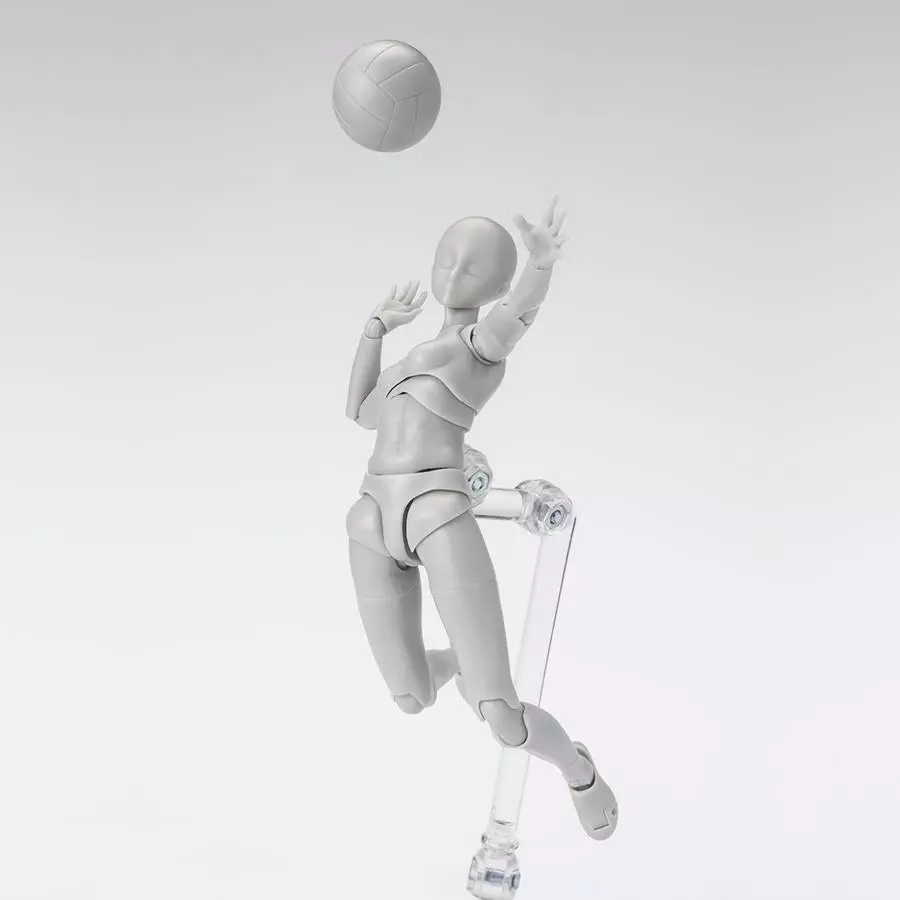 Body Chan -Sports- Edition DX SET (Gray Color Ver.) S.H.Figuarts Figure