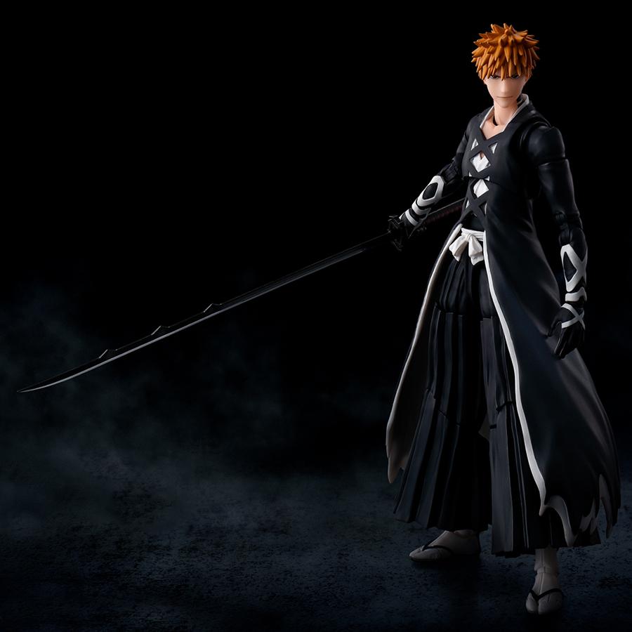 Bleach Ichigo Kurosaki Bankai Tensazangetsu S.H.Figuarts Bandai Figur