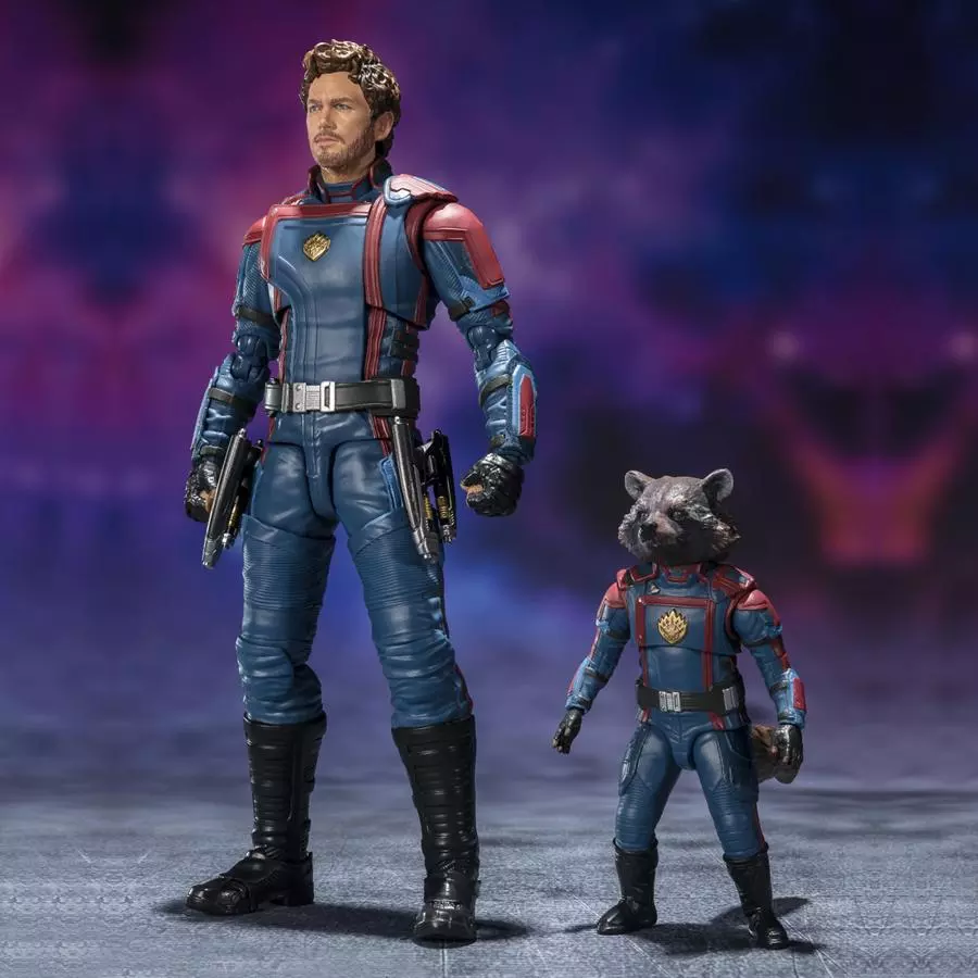 Marvel Star Lord & Rocket Raccoon (Guardians of the Galaxy: Vol. 3) S.H.Figuarts Figures