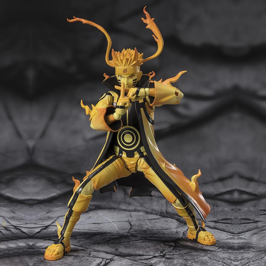 Figurine Naruto Uzumaki [Kurama Link Mode] Courageous Strength That Binds S.H.Figuarts Bandai