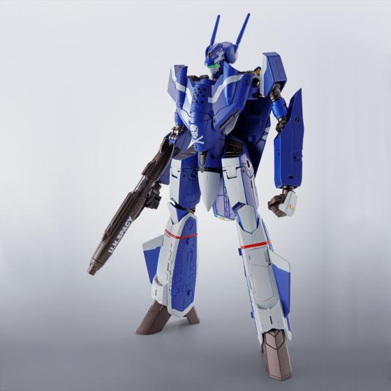 Figurine Macross Zero VF-0S Phoenix (Genius Blue Ver.) EXCLUSIVE EDITION Hi-Metal R Bandai