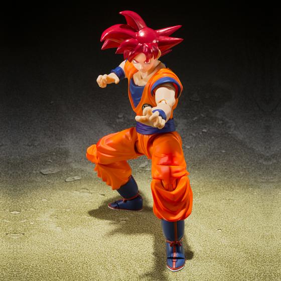 Figurine Dragon Ball Super Super Saiyan Son Goku Saiyan God of Virtue S.H.Figuarts Bandai