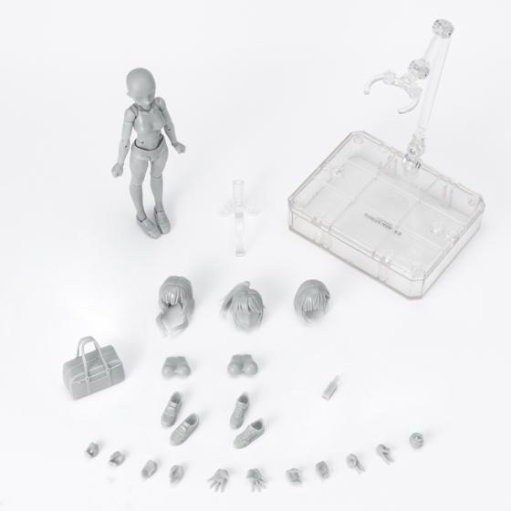 Figurine Body-Chan [School Life] Edition DX SET (Gray Color Ver.) S.H.Figuarts Bandai