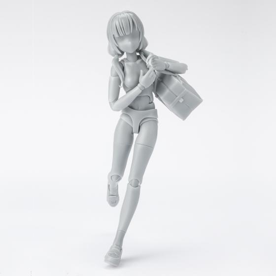 Body-Chan [School Life] Edition DX SET (Gray Color Ver.) S.H.Figuarts Bandai Figure