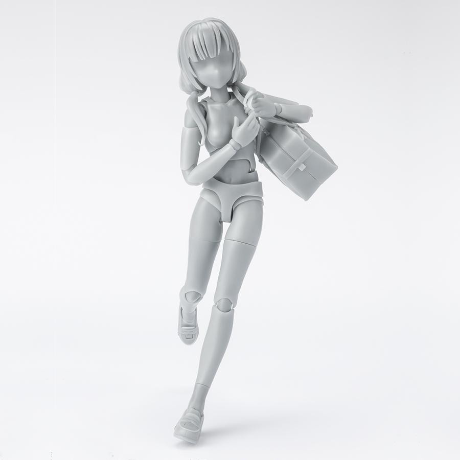 Figurine Body-Chan [School Life] Edition DX SET (Gray Color Ver.) S.H.Figuarts Bandai