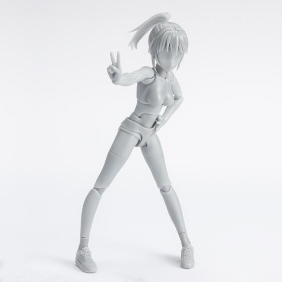 Body-Chan [School Life] Edition DX SET (Gray Color Ver.) S.H.Figuarts Bandai Figure