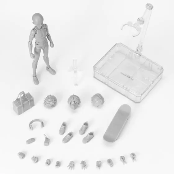 Figurine Body-Kun [School Life] Edition DX SET (Gray Color Ver.) S.H.Figuarts Bandai