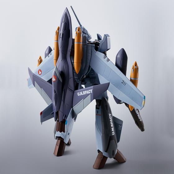 Figurine Macross Zero VF-0A PHOENIX (Shin Kudo use) + QF-2200D-B Ghost Hi-Metal R Bandai