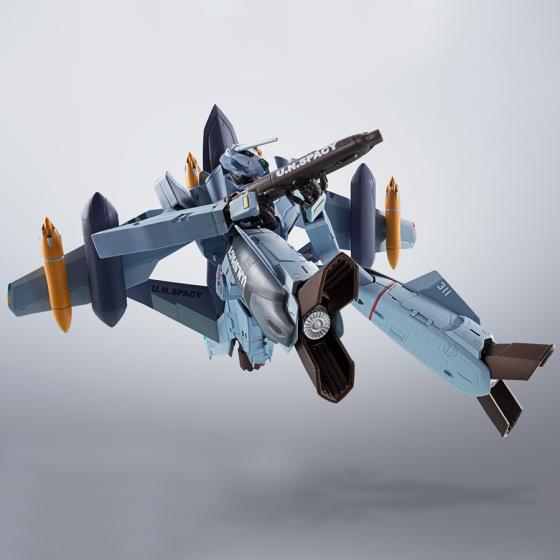 Figurine Macross Zero VF-0A PHOENIX (Shin Kudo use) + QF-2200D-B Ghost Hi-Metal R Bandai