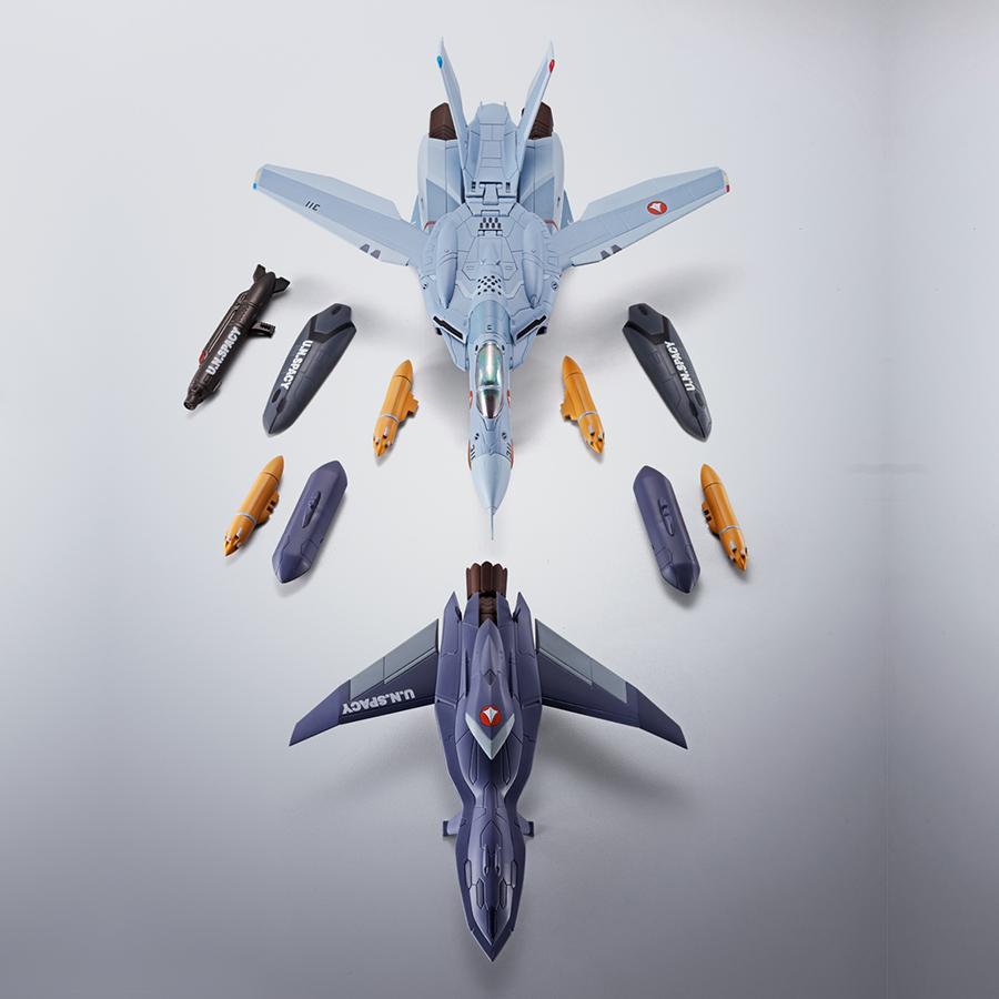 Macross Zero VF-0A PHOENIX (Shin Kudo use) + QF-2200D-B Ghost Hi-Metal R Bandai Figure