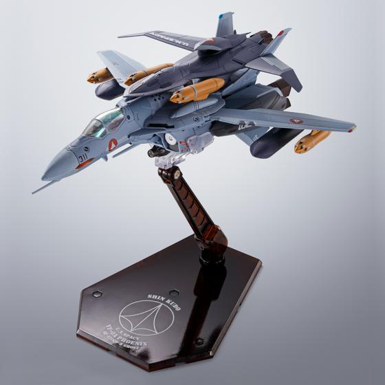 Macross Zero VF-0A PHOENIX (Shin Kudo use) + QF-2200D-B Ghost Hi-Metal R Bandai Figure