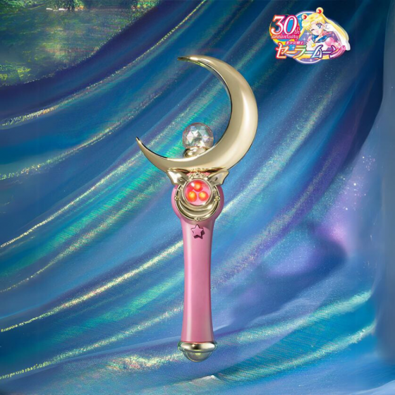 Sailor Moon Moon Stick Brilliant Color Edition Proplica Bandai Figure
