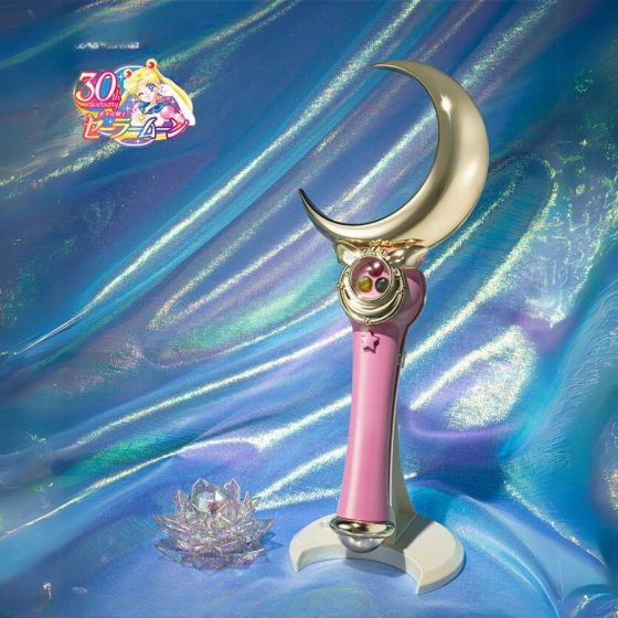 Sailor Moon Moon Stick Brilliant Color Edition Proplica Bandai Figure