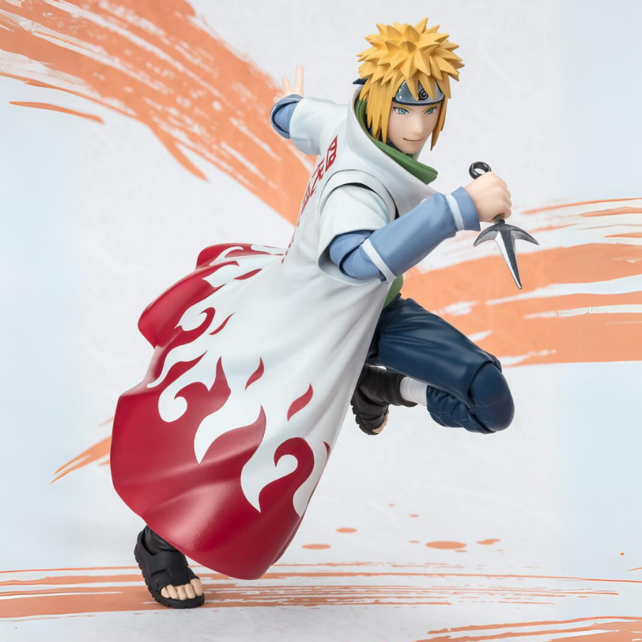 Naruto Minato Namikaze NARUTOP99 Edition S.H.Figuarts Bandai Action Figur