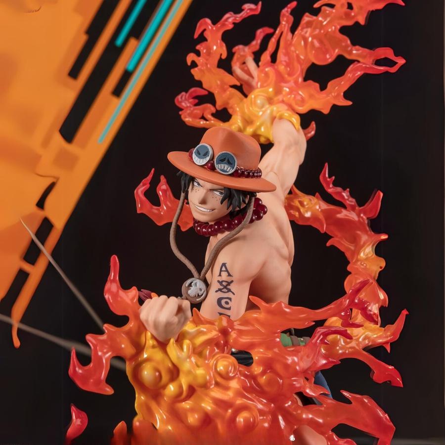 One Piece Figurine Portgas.D.Ace One Piece Bounty Rush 5th Anniversary Figuarts Zero Extra Battle Bandai