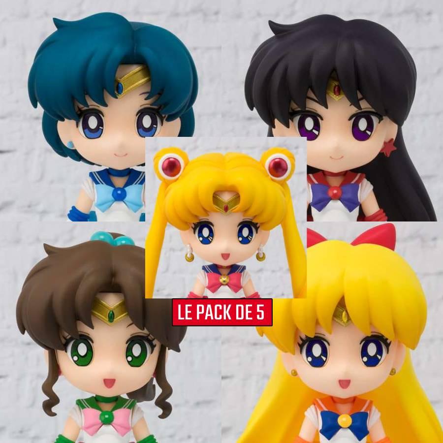 Sailor Moon Pack de 4 Figurines Figuarts Mini Bandai