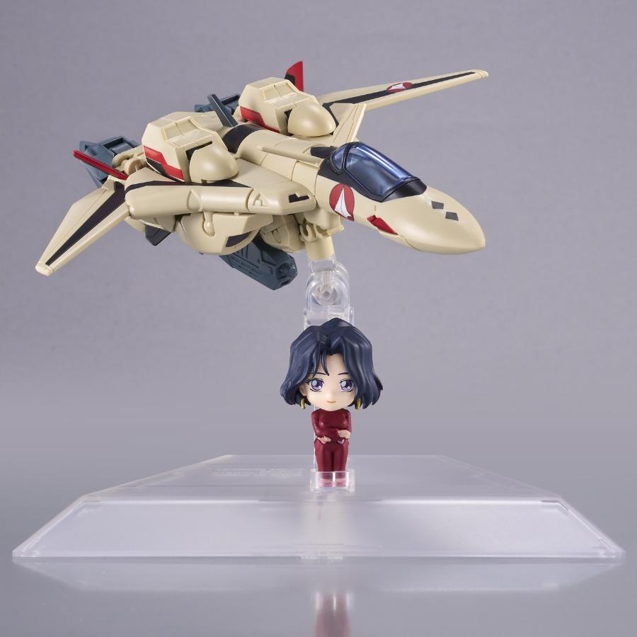 Macross Plus / Figurine YF-19(ISAMU ALVA DYSON USE) with MYUNG FANG LONE - TINY SESSION