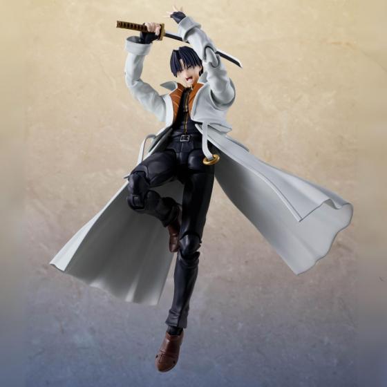 Rurouni Kenshin / Figurine Aoshi Shinomori : Meiji Swordsman Romantic Story S.H.Figuarts Bandai