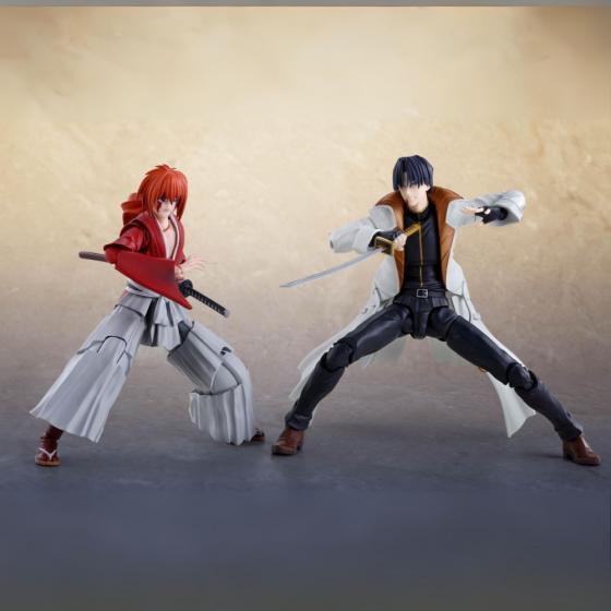 Rurouni Kenshin / Action Figure Aoshi Shinomori : Meiji Swordsman Romantic Story S.H.Figuarts Bandai