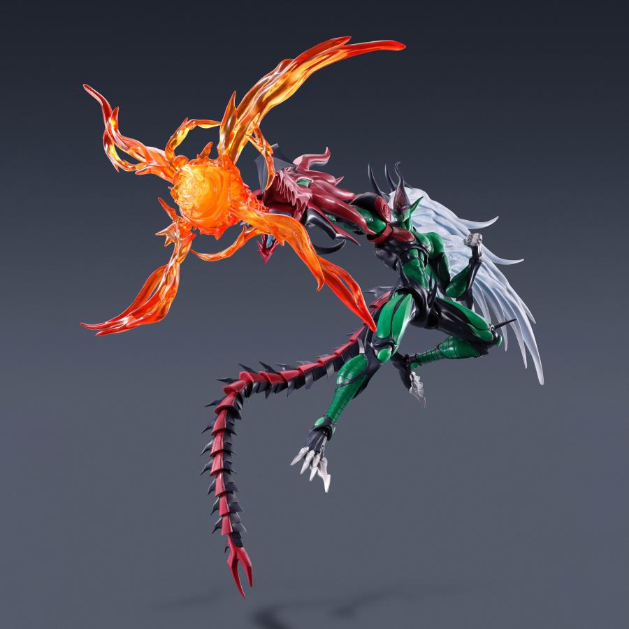 Yu-Gi-Oh! / Figur Elemental Hero Flame Wingman S.H.MonsterArts