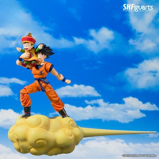 Dragon Ball Z / Figures Son Goku & Son Gohan Kid & Kinto-Un - EXCLUSIVE EDITION - S.H.Figuarts