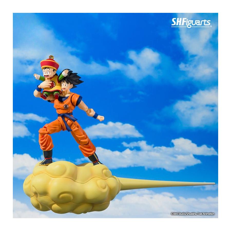 Dragon Ball Z / Figures Son Goku & Son Gohan Kid & Kinto-Un - EXCLUSIVE EDITION - S.H.Figuarts