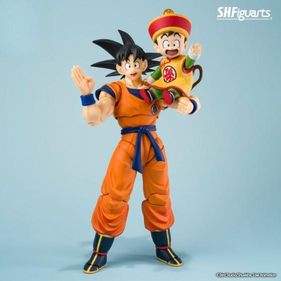 Dragon Ball Z / Figures Son Goku & Son Gohan Kid & Kinto-Un - EXCLUSIVE EDITION - S.H.Figuarts