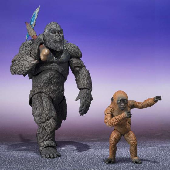 Godzilla / Action Figure Suko & Mothra from Godzilla x Kong : The New Empire (2024) S.H.MonsterArts