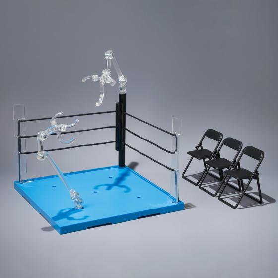 Zubehör Act Ring Corner & Folding Chair Set Neutral - Tamashii Stage