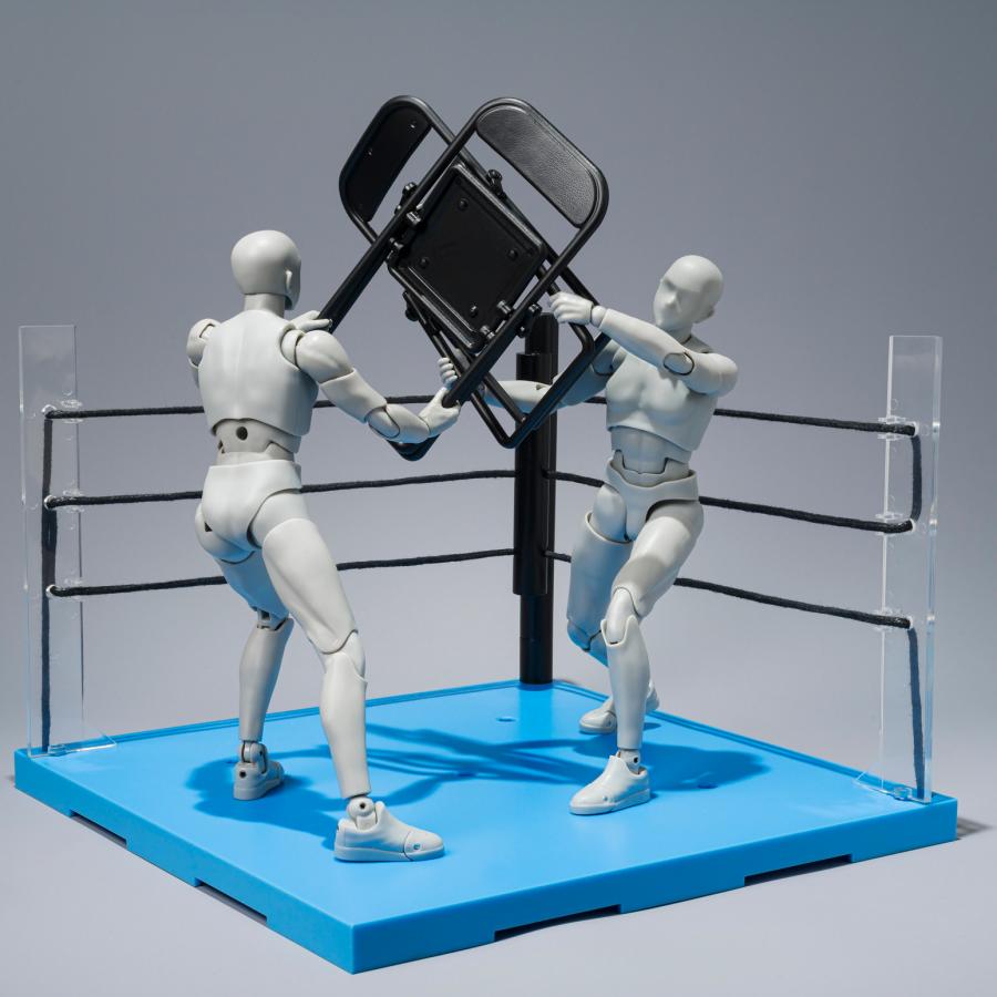 Zubehör Act Ring Corner & Folding Chair Set Neutral - Tamashii Stage