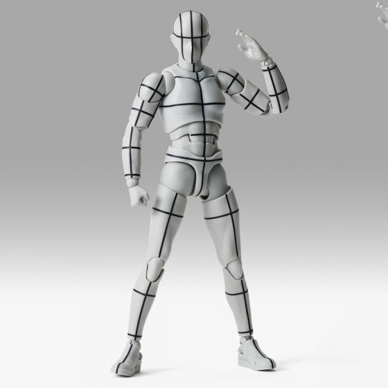 Body Kun/ Figure Body-Kun- Sports Edition Wire Frame (Gray Color Ver.) - S.H.Figuarts