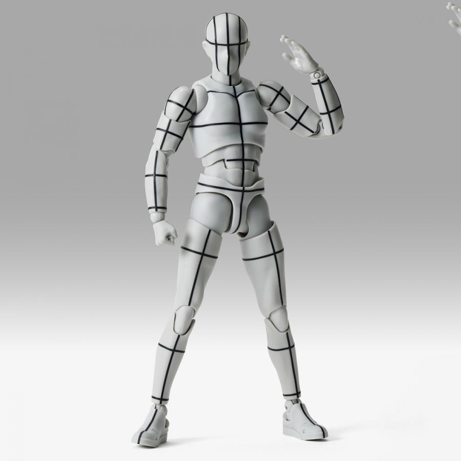 Body-Kun/ Figurine Body-Kun- Sports Edition Wire Frame (Gray Color Ver.) - S.H.Figuarts