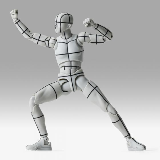 Body Kun/ Figure Body-Kun- Sports Edition Wire Frame (Gray Color Ver.) - S.H.Figuarts