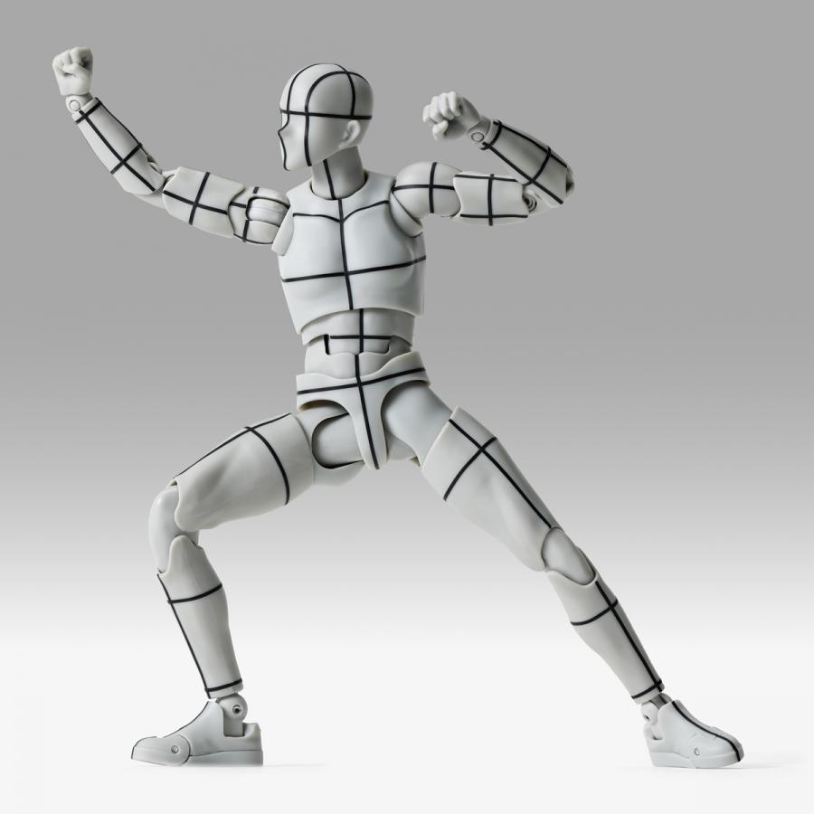 Body-Kun/ Figurine Body-Kun- Sports Edition Wire Frame (Gray Color Ver.) - S.H.Figuarts