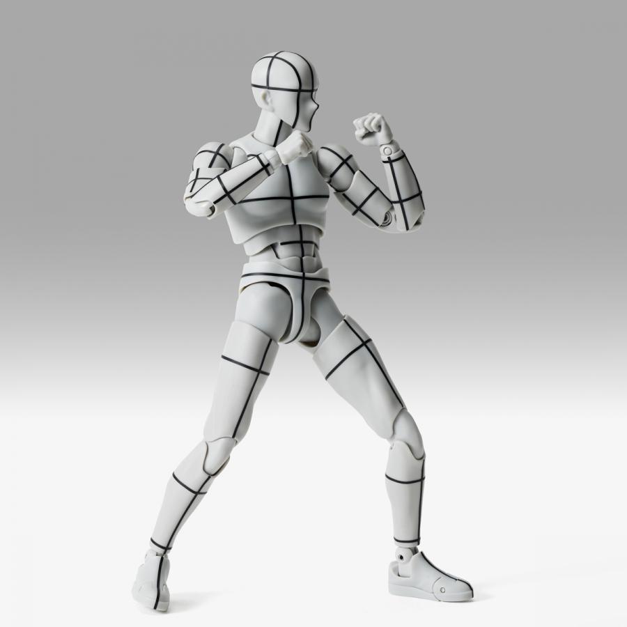 Body Kun/ Figure Body-Kun- Sports Edition Wire Frame (Gray Color Ver.) - S.H.Figuarts