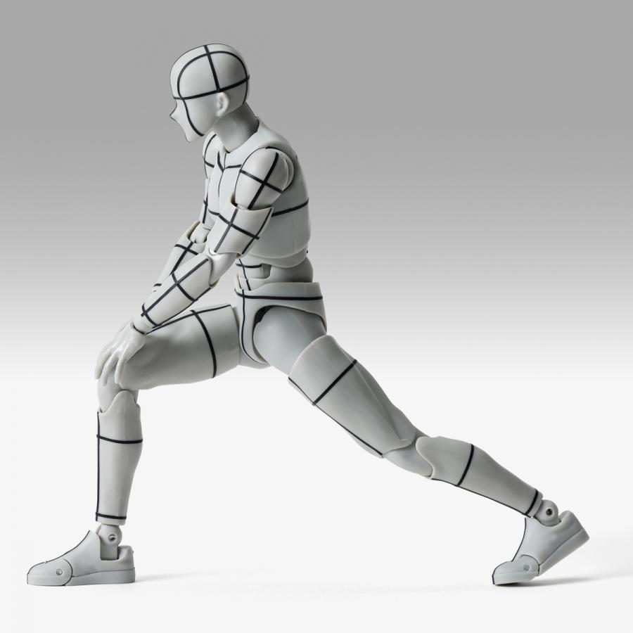 Body Kun/ Figure Body-Kun- Sports Edition Wire Frame (Gray Color Ver.) - S.H.Figuarts