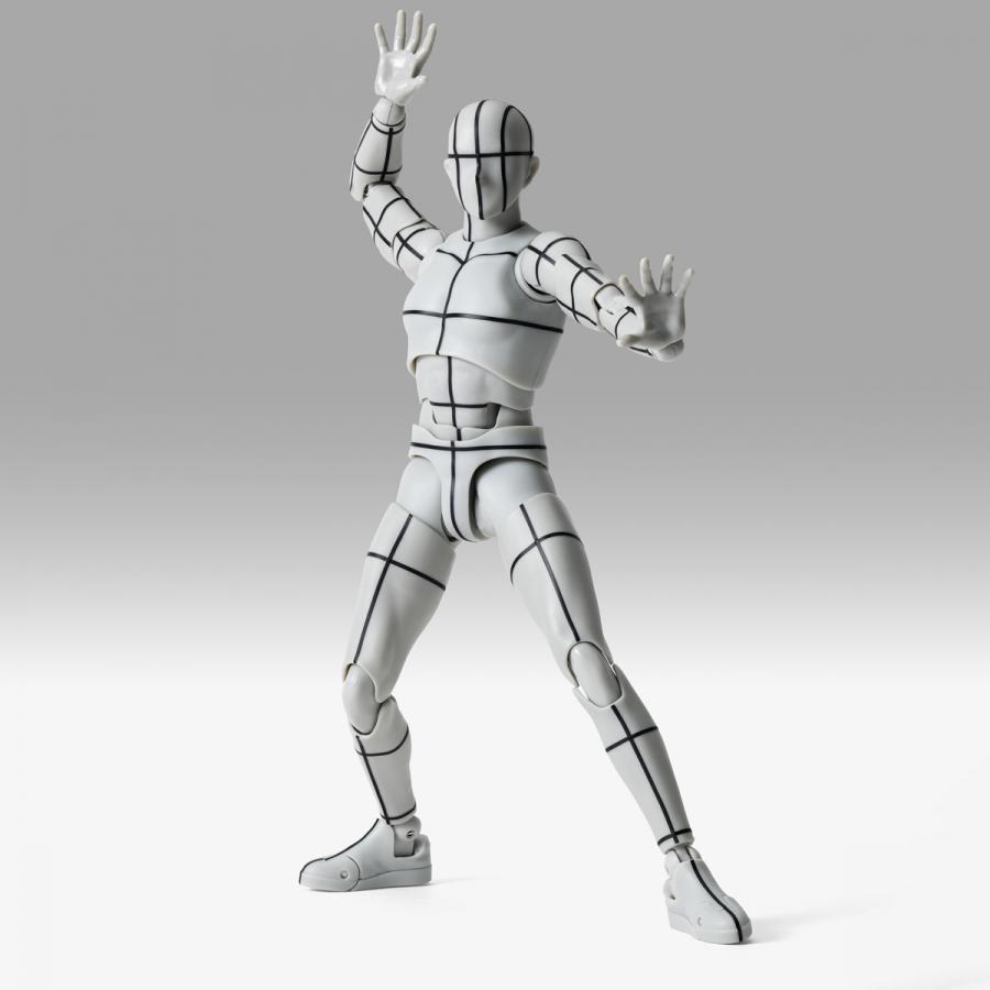 Body Kun/ Figure Body-Kun- Sports Edition Wire Frame (Gray Color Ver.) - S.H.Figuarts