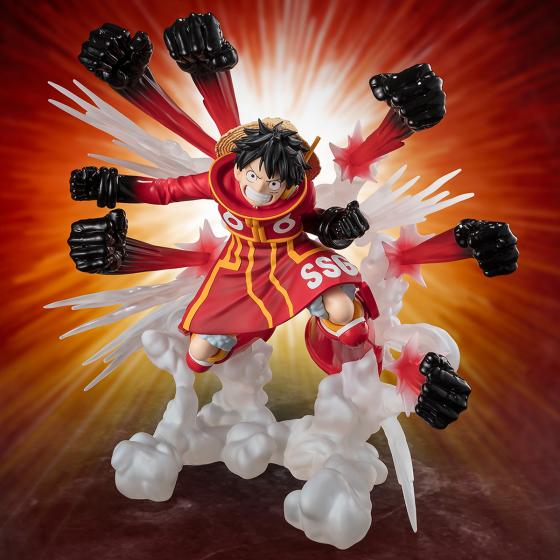 One Piece / Monkey.D.Luffy Figur -Gum-Gum Hawk Gatling- [Extra Battle] Figuarts Zero