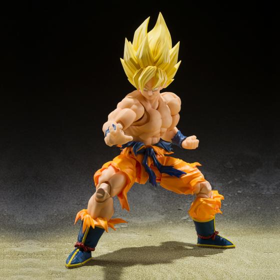 Damaged Box : Dragon Ball Z / Figur Super Saiyan Son Goku [Legendary Super Saiyan] S.H.Figuarts Bandai (Rerun)