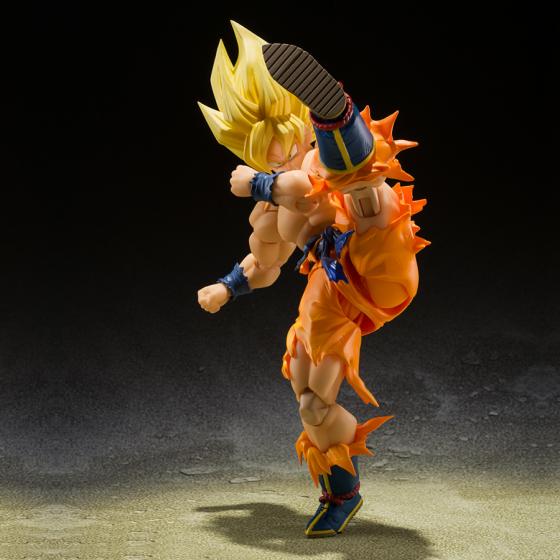 Boîte Abimée : Dragon Ball Z / Figurine Super Saiyan Son Goku [Legendary Super Saiyan] S.H.Figuarts Bandai (Rerun)