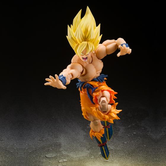 Damaged Box : Dragon Ball Z / Figur Super Saiyan Son Goku [Legendary Super Saiyan] S.H.Figuarts Bandai (Rerun)