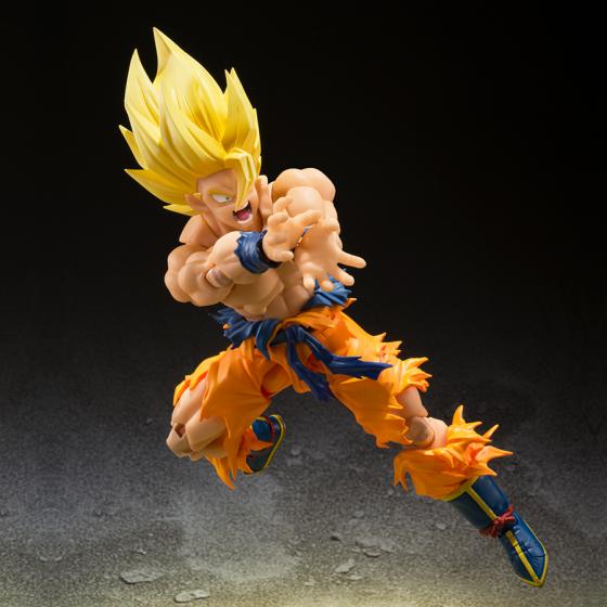 Boîte Abimée : Dragon Ball Z / Figurine Super Saiyan Son Goku [Legendary Super Saiyan] S.H.Figuarts Bandai (Rerun)