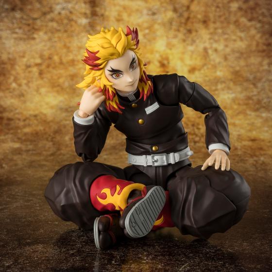 Demon Slayer / Figurine Kyojuro Rengoku S.H.Figuarts Bandai