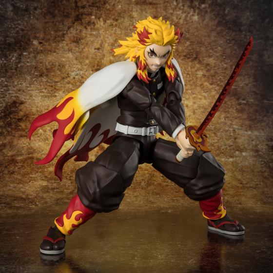 Demon Slayer / Figurine Kyojuro Rengoku S.H.Figuarts Bandai