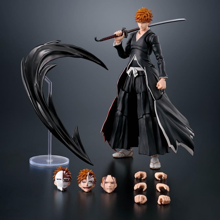 Bleach / Actionfigur Ichigo Kurosaki -Getsugatensho- S.H.Figuarts Bandai S.H.Figuarts