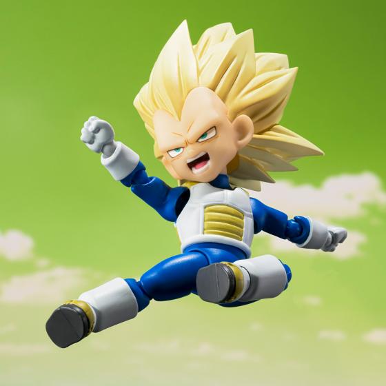 Dragon Ball Daima / Figurine Super Saiyan 3 Vegeta (Mini) S.H.Figuarts